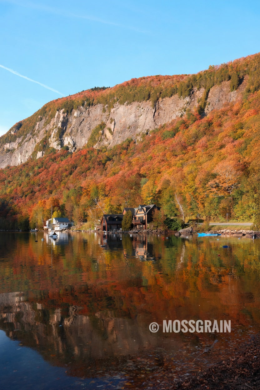 Reflected in October — Lakeside Vermont