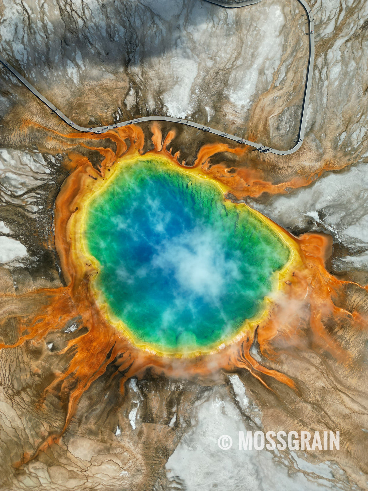 Fire & Water — Grand Prismatic Spring, Yellowstone