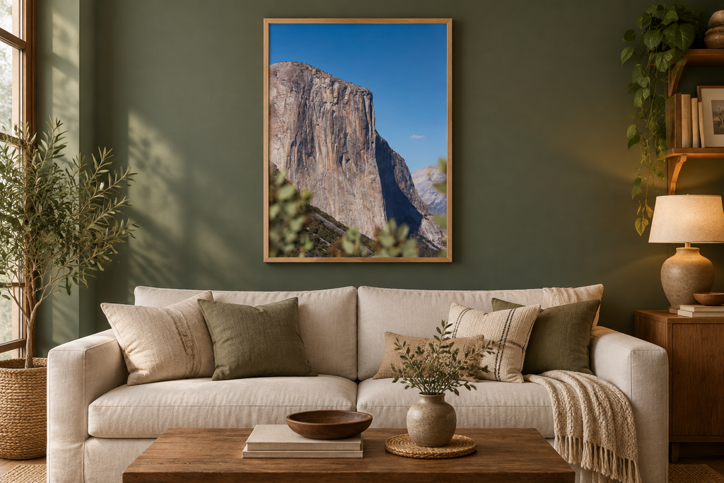 El Capitan – Green Wall & Beige Furniture Mockup